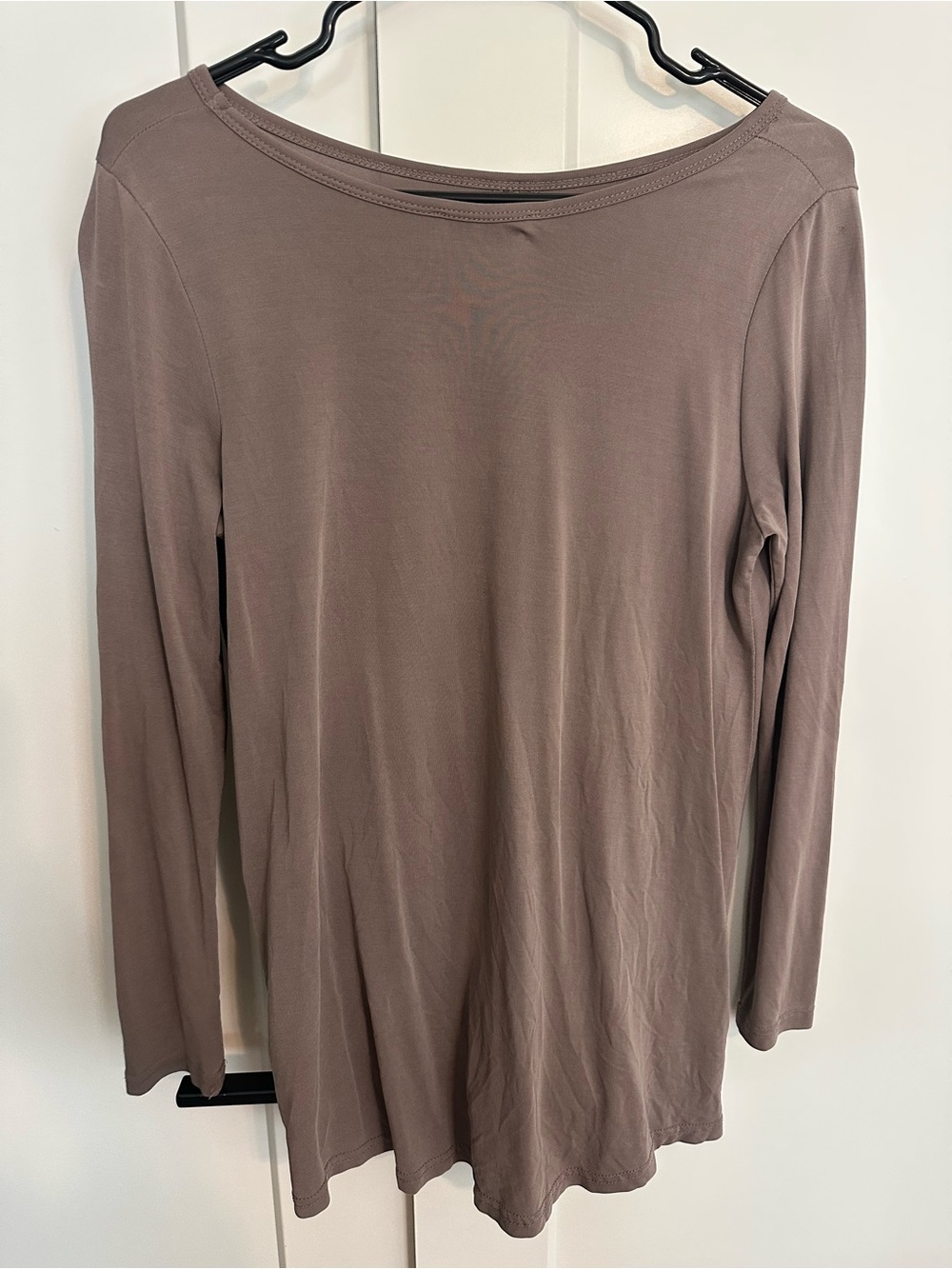 Women's Long-Sleeve Top - Taupe